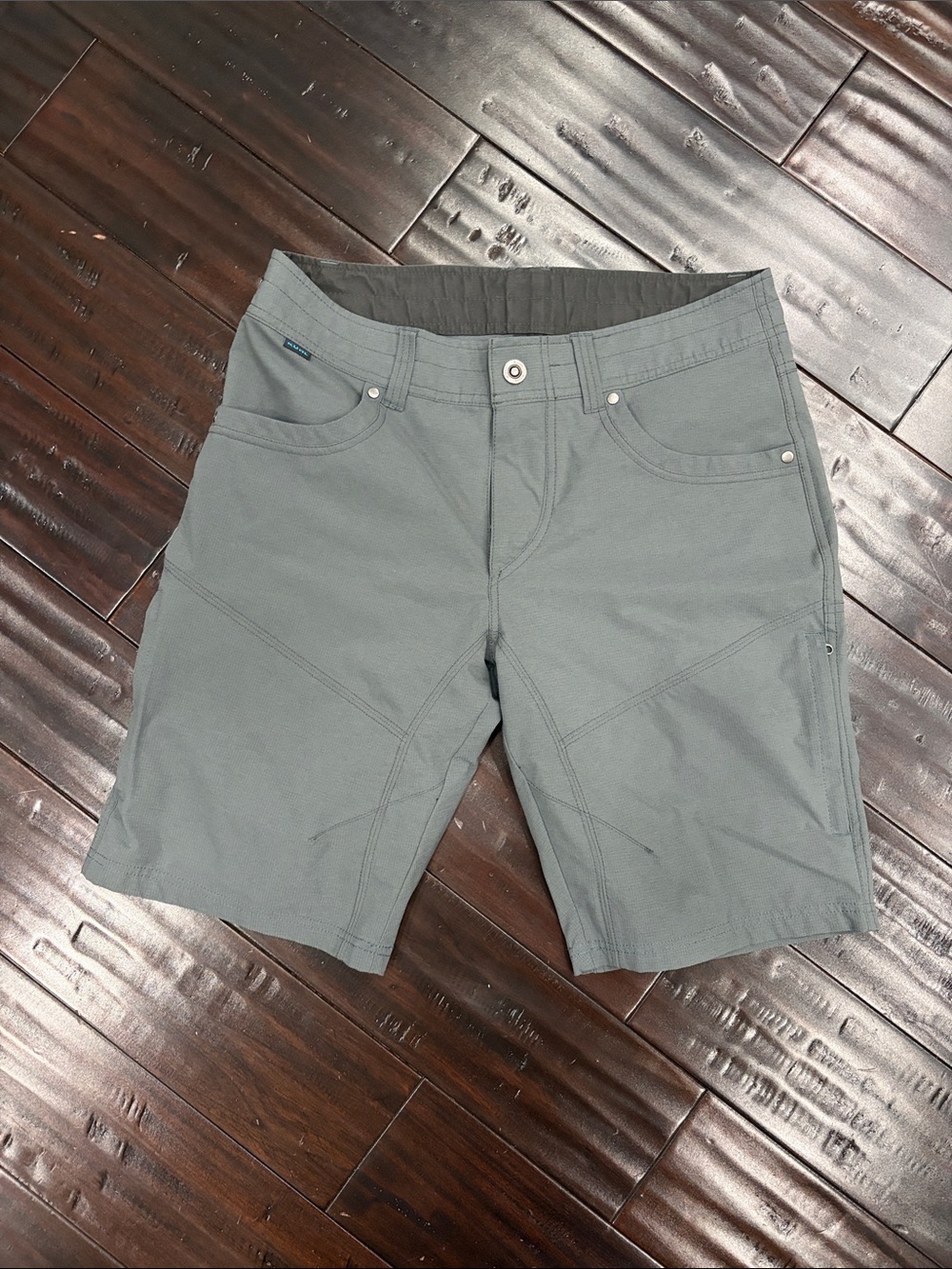 Kuhl Men's Slate Gray Flat-Front Performance Shorts